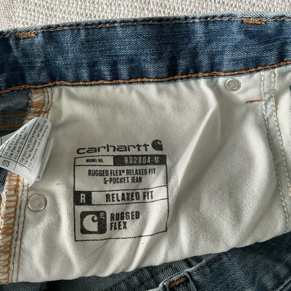 Carhartt Blue Relaxed Jeans Durable Comfort - Picture 6 of 11